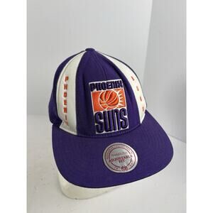 Phoenix Suns Mitchell & Ness Snapback Hat Purple Vintage Style NBA Adjustable